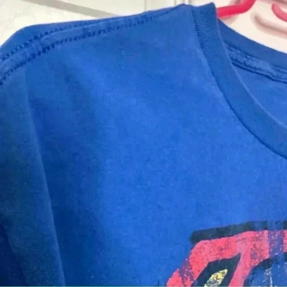 NTD Apparel Superman T-Shirt Blue / Red / Yellow Size Large - Picture 8 of 16